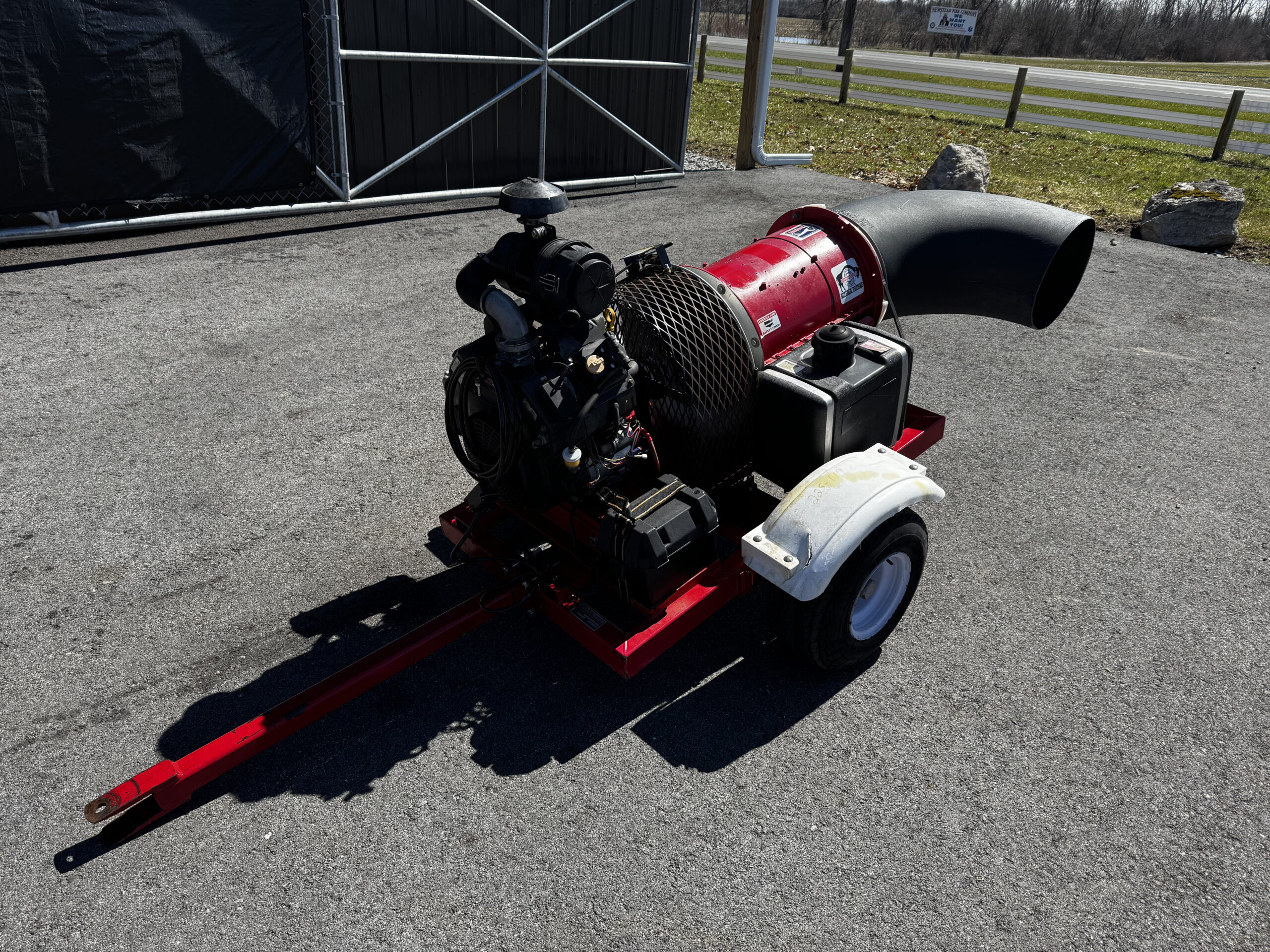 Pull Behind Debris Blower - Buffalo Turbine