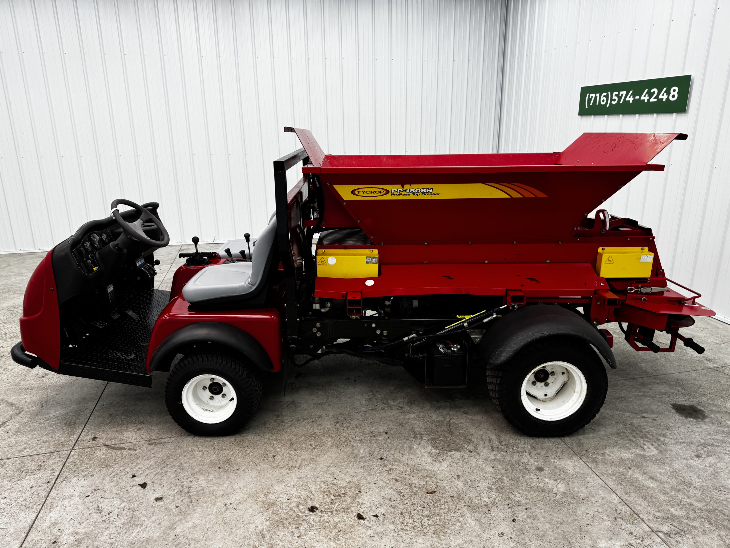 2008 Toro Workman Diesel 4WD w/ Tycrop 180 Top Dresser - Image 4