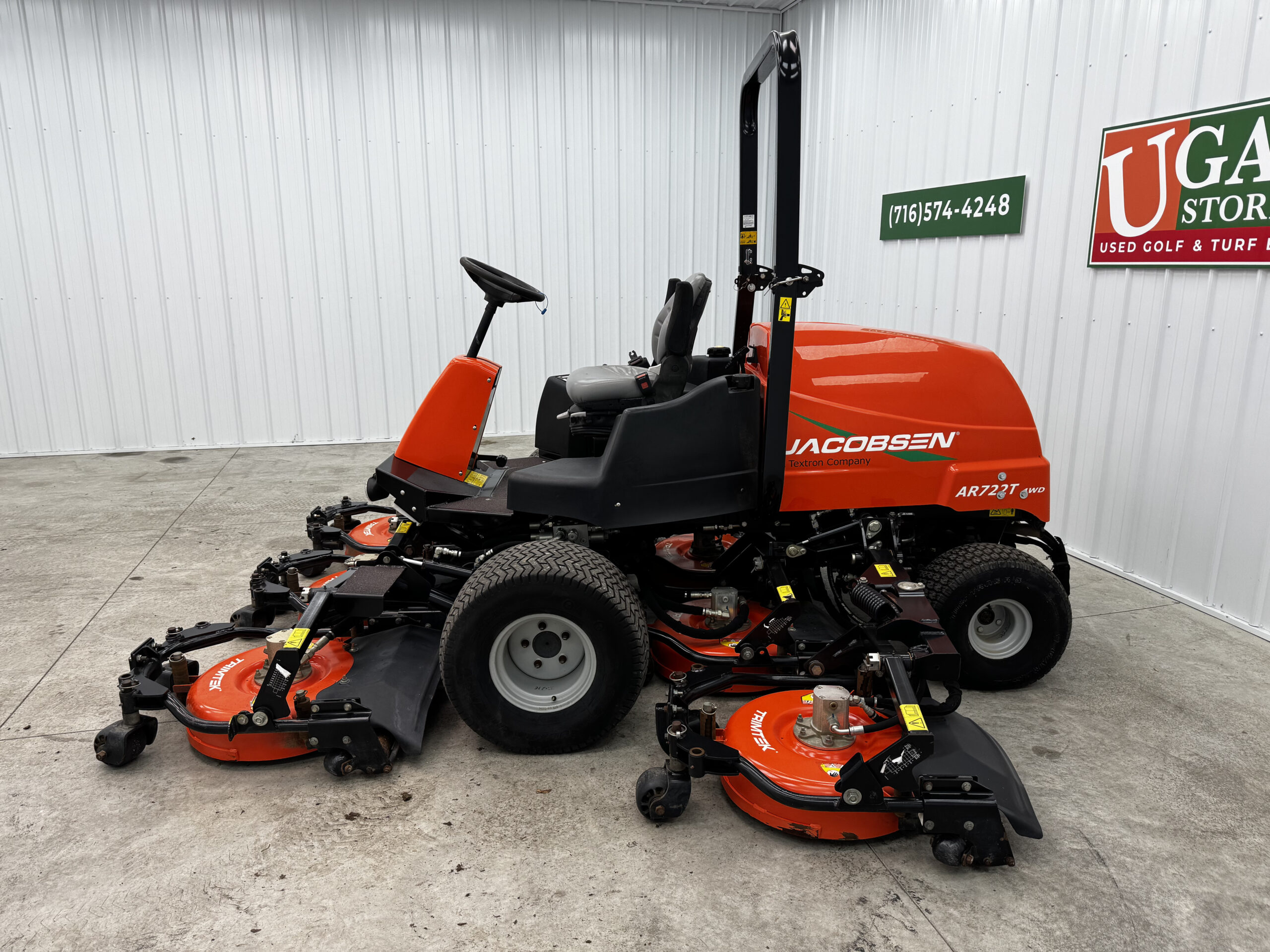 2016 Jacobsen AR722 Diesel 4WD Contouring Rotary Deck Mower - Image 4