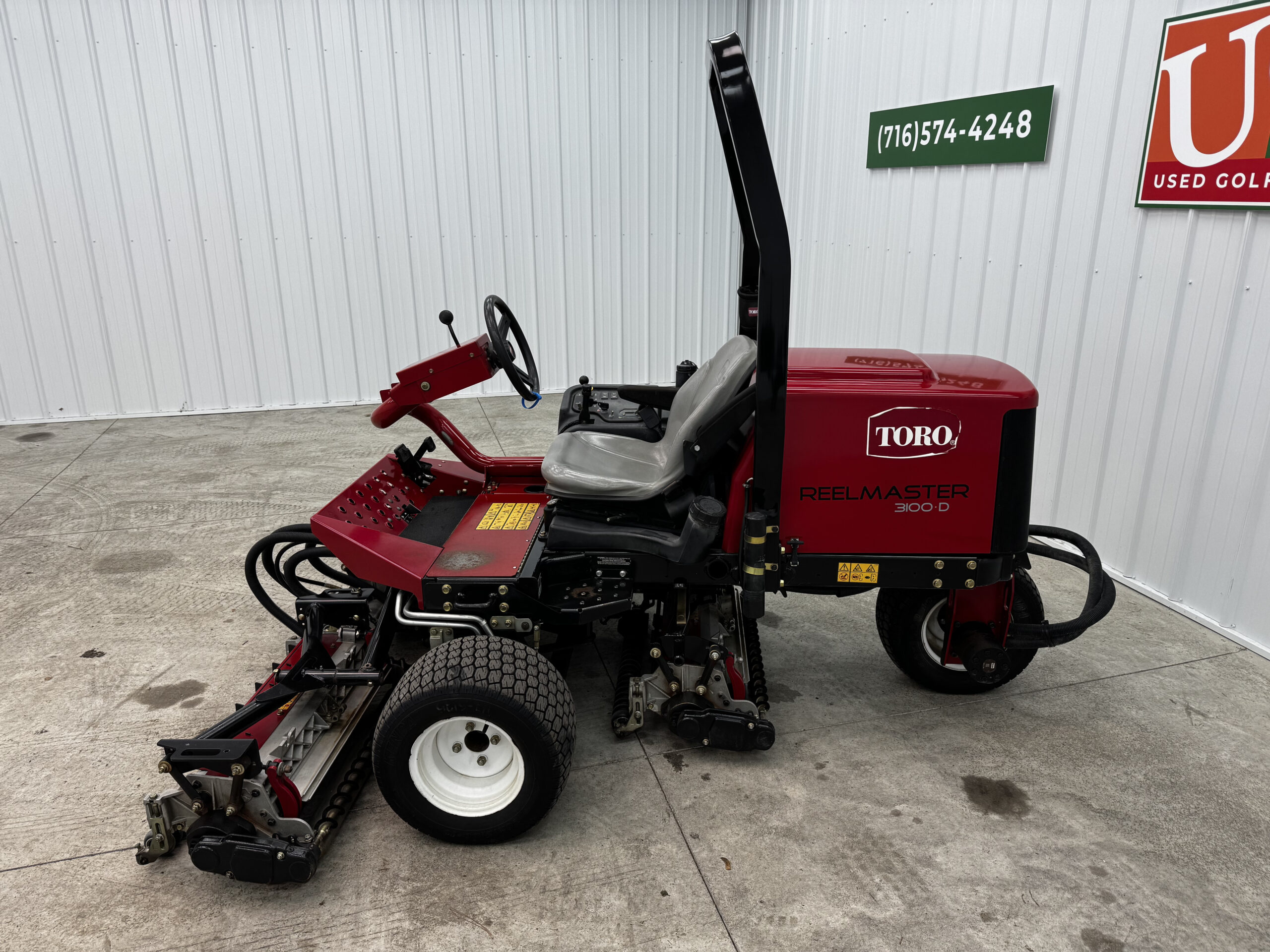 2018 Toro Reelmaster 3100 Diesel 3WD Sidewinder Triplex Mower - Image 4