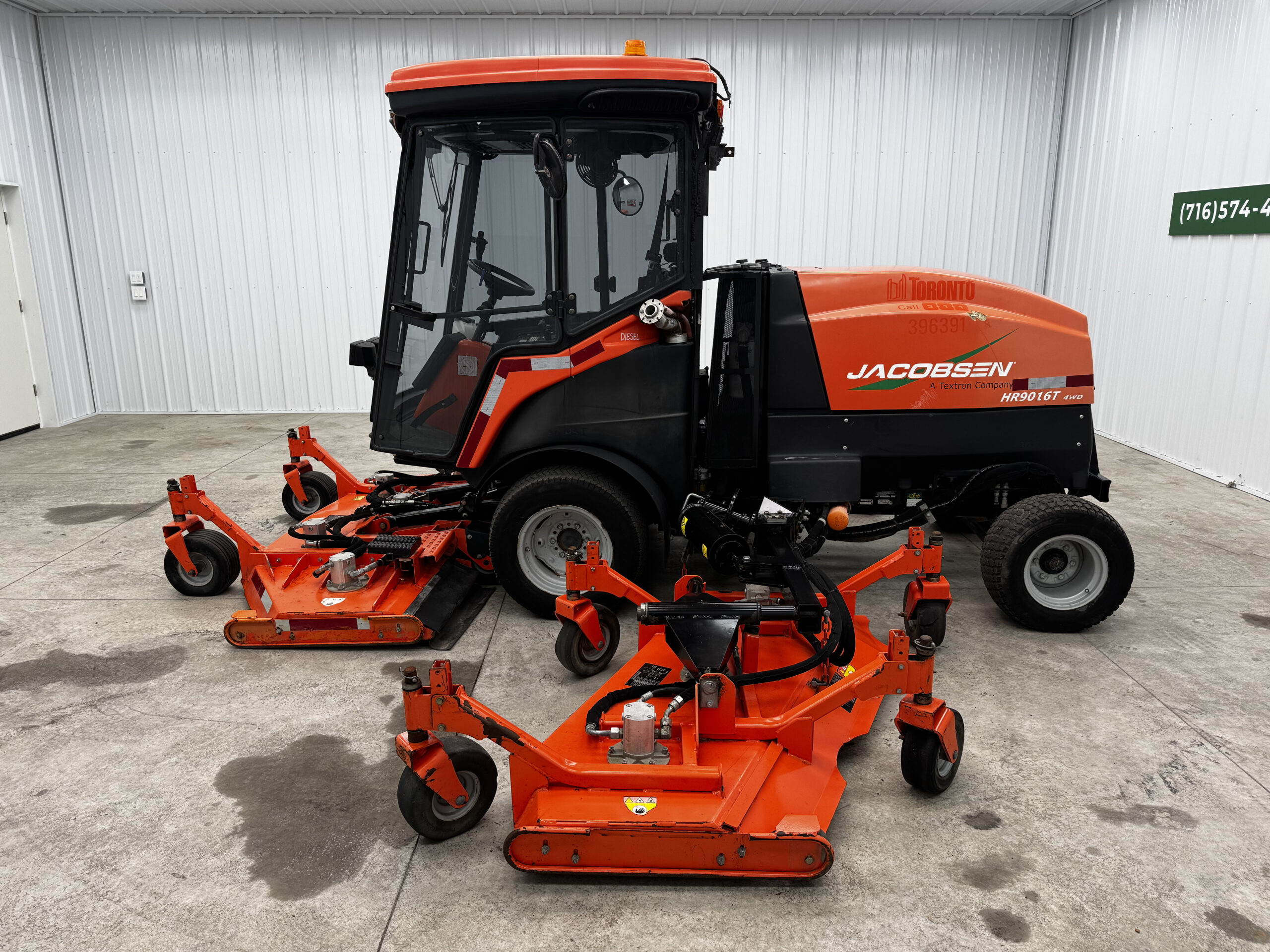 2016 HR9016 Turbo Diesel 4WD Wide Area Mower - Jacobsen - Image 4
