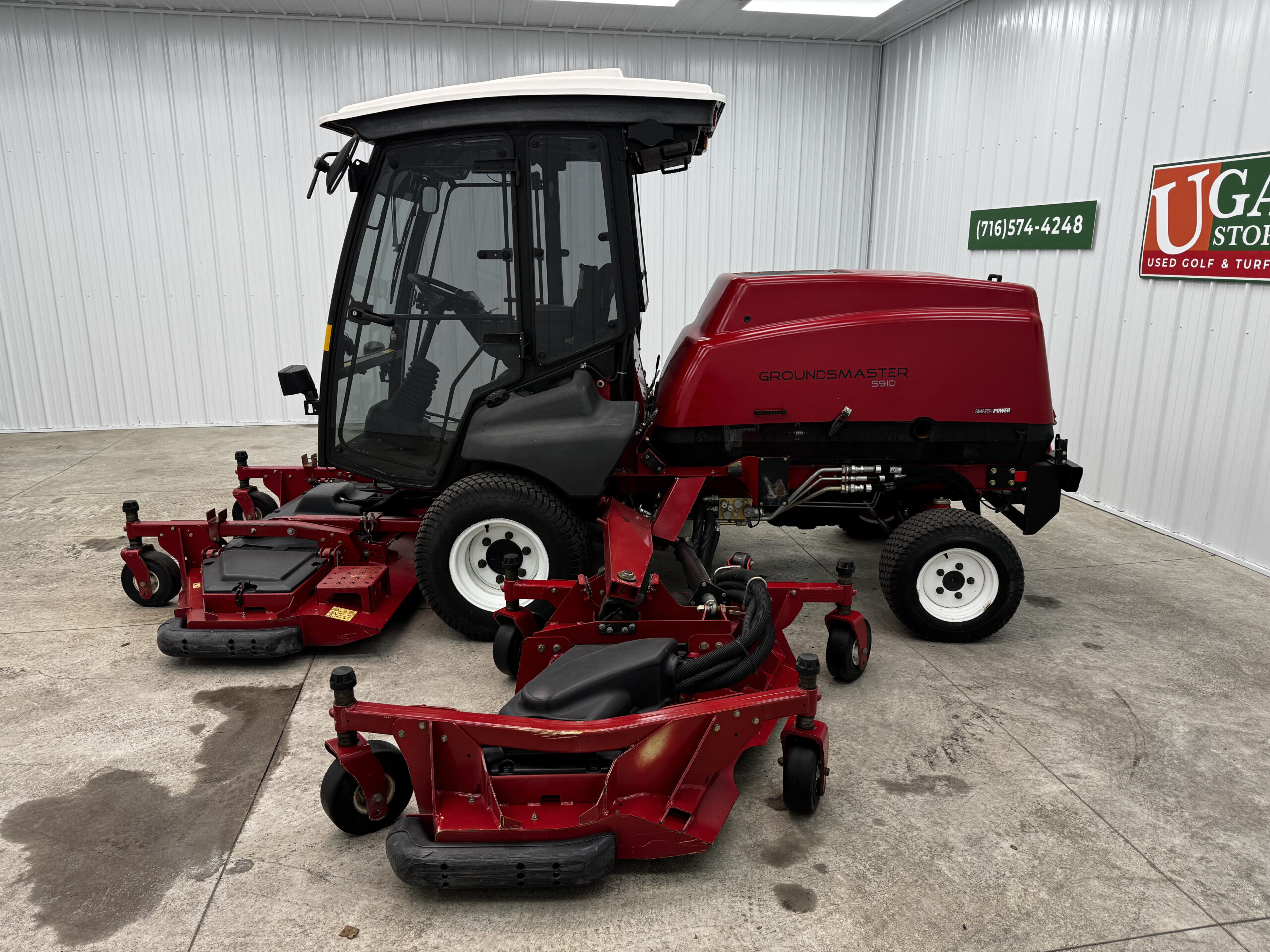 2017 Groundsmaster 5910 Diesel 4WD Climate Controlled Cab Wide Area Mower - Toro - Image 8