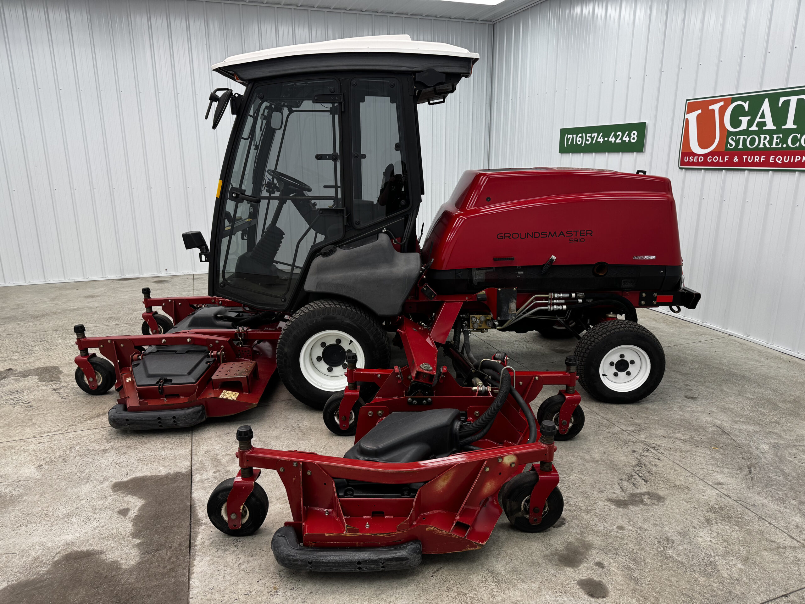 2017 Groundsmaster 5910 Diesel 4WD Climate Controlled Cab Wide Area Mower - Toro - Image 8