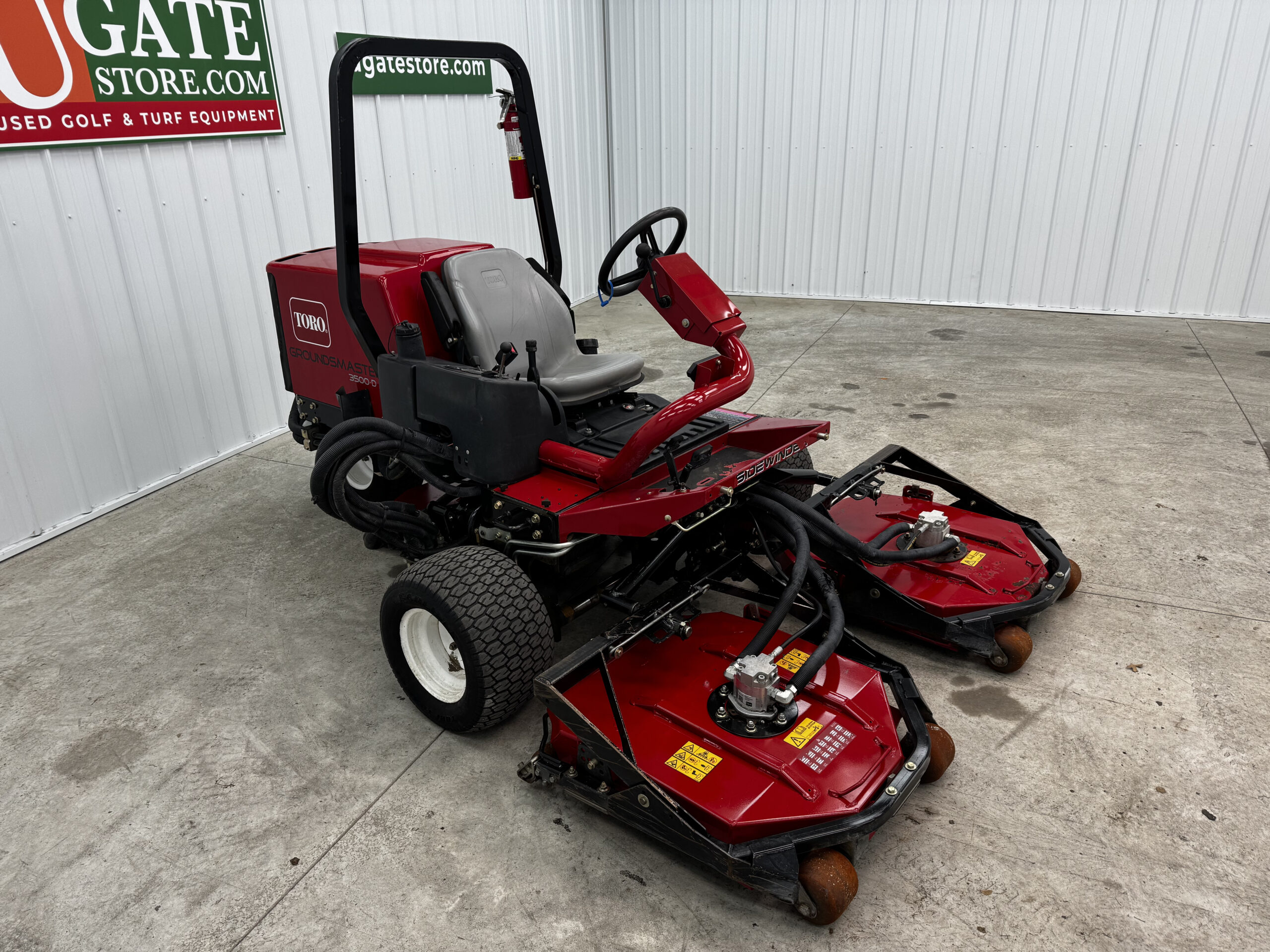 Toro Groundsmaster 3500 Sidewinder Diesel 3WD Contouring Mower - Image 2