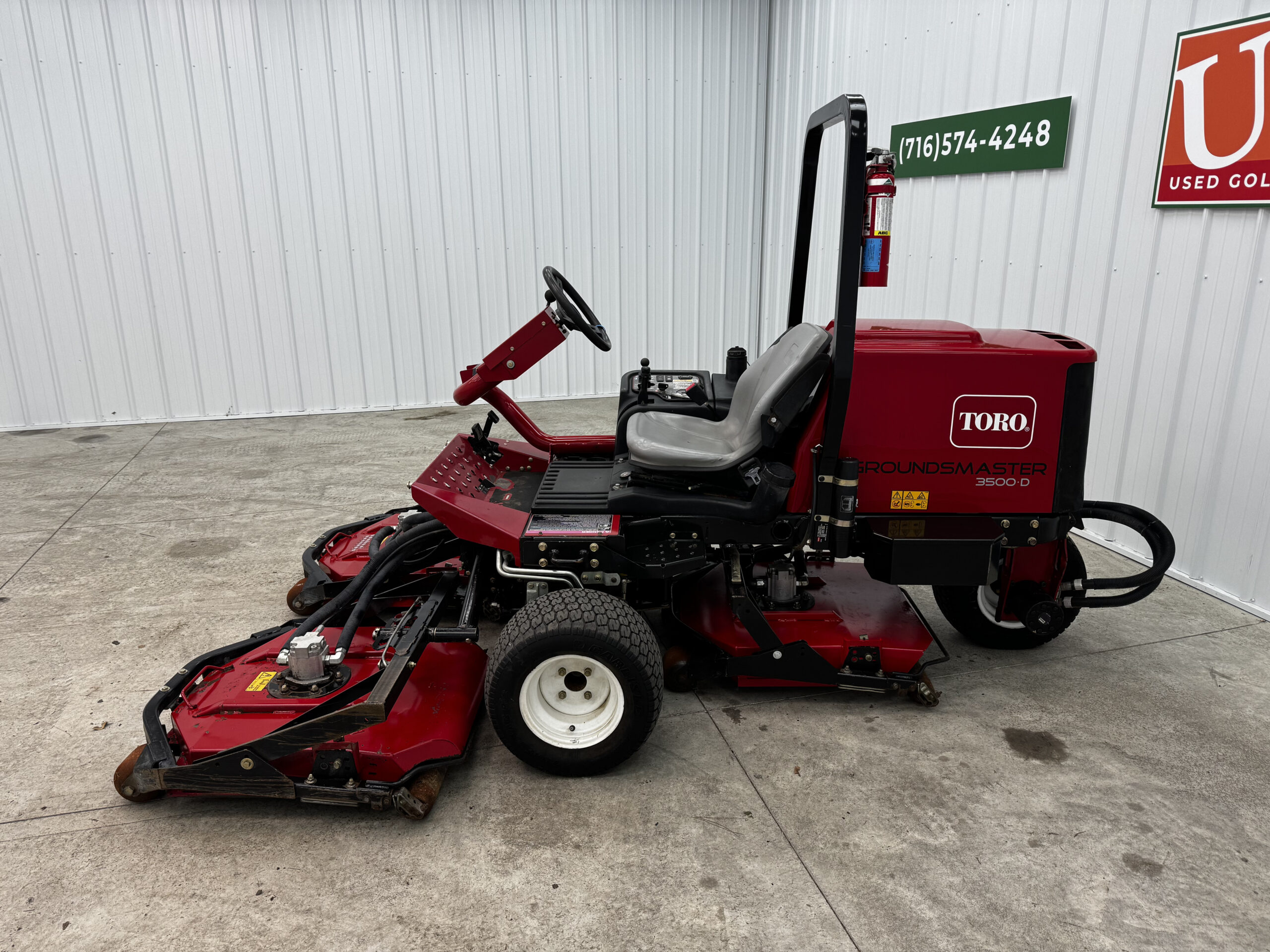 Toro Groundsmaster 3500 Sidewinder Diesel 3WD Contouring Mower - Image 4