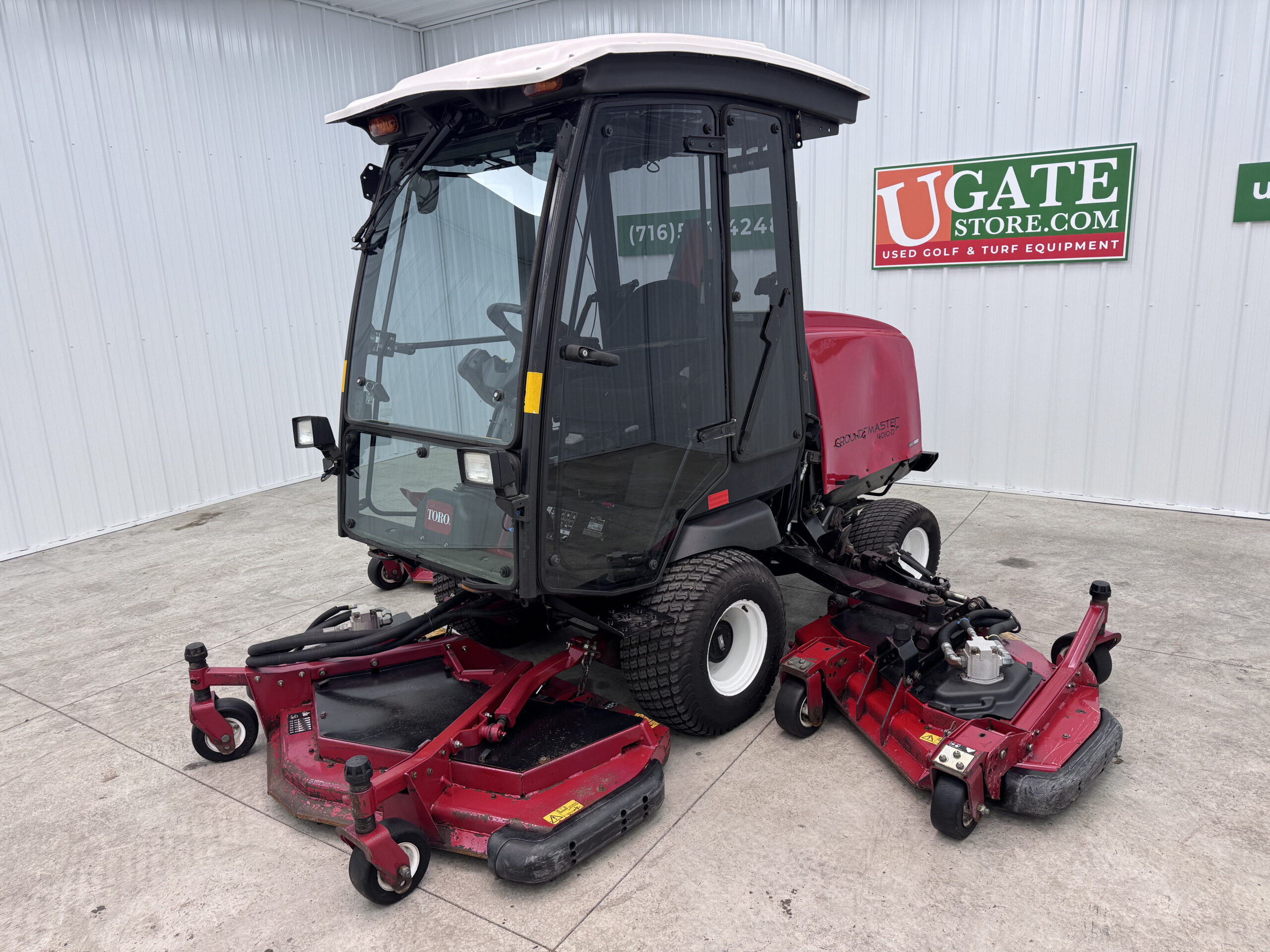 Toro Groundsmaster 4010 11ft Wide Area Mower w/ Conditioned Cab