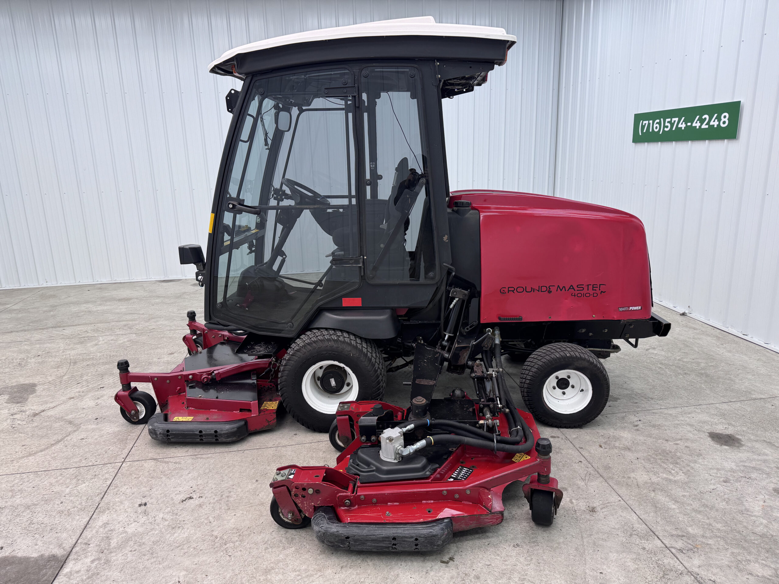 Toro Groundsmaster 4010 11ft Wide Area Mower w/ Conditioned Cab - Image 4