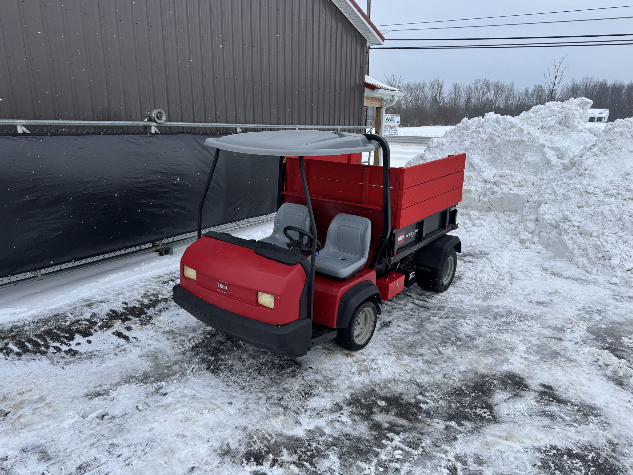 2016 Workman HDX Diesel 2WD Utility Vehicle - Toro