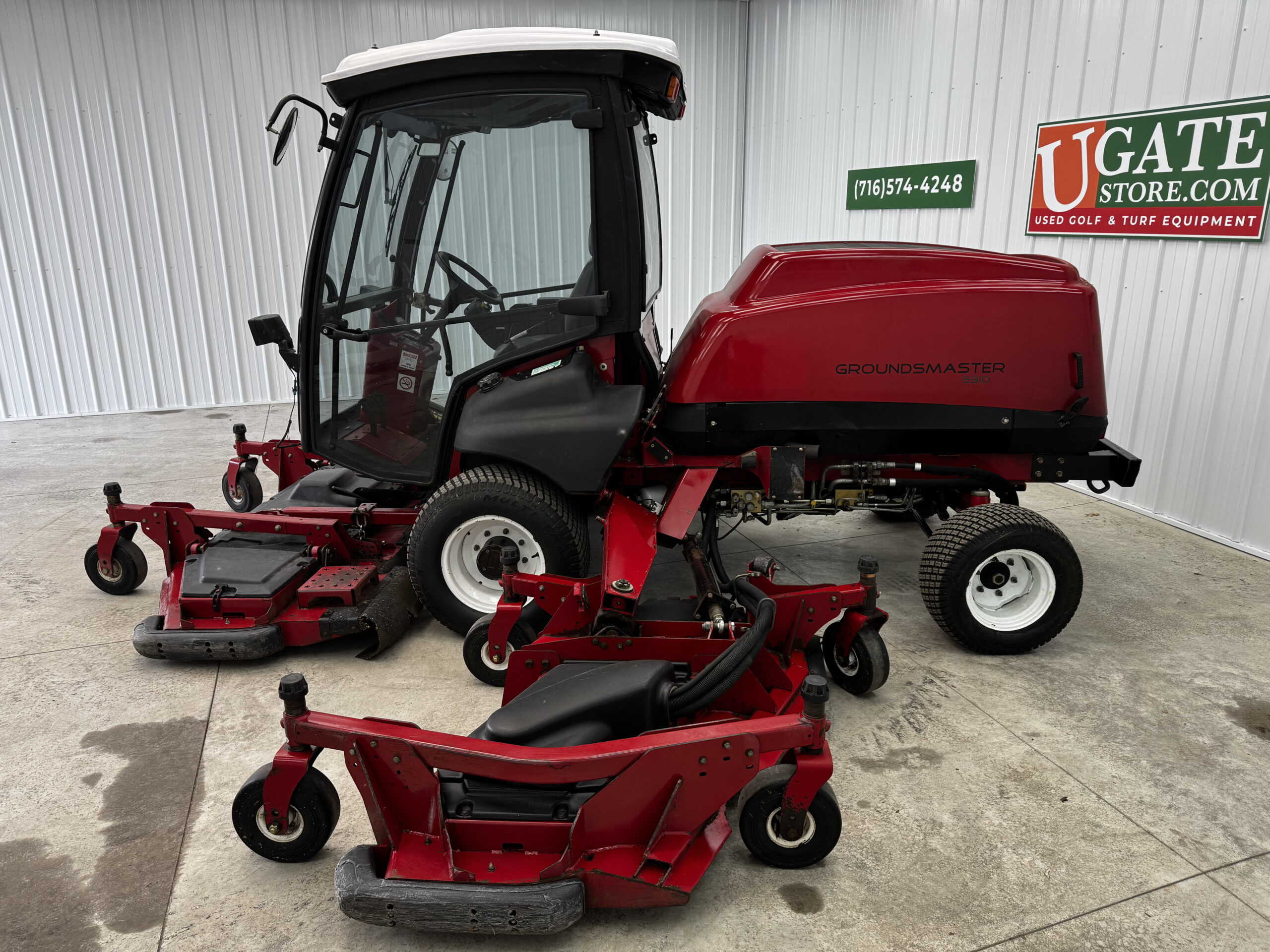 2009 Groundsmaster 5910 Diesel 4WD Climate Controlled Cab Wide Area Mower - Toro - Image 6