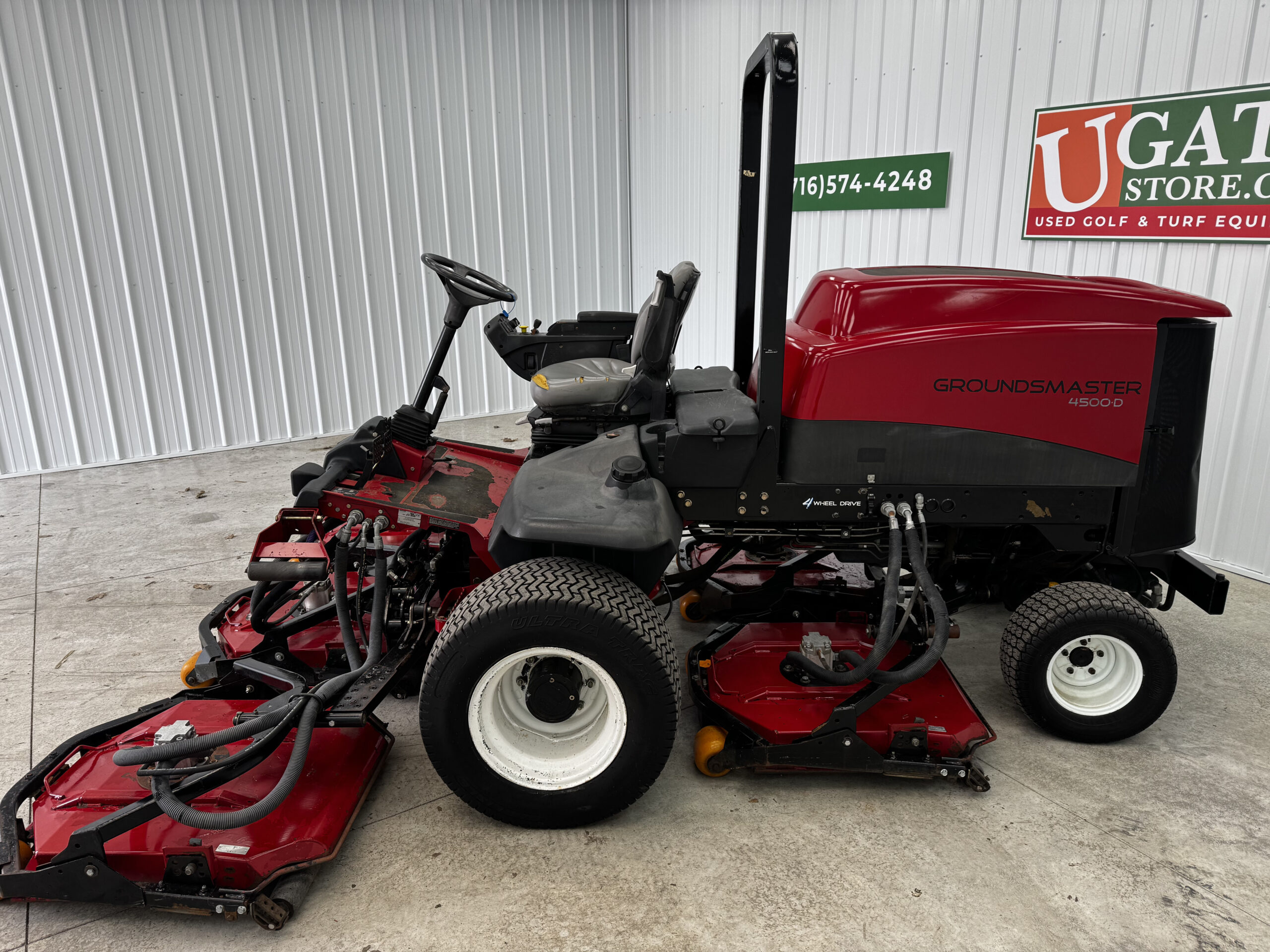 2009 Groundsmaster 4500 Diesel 4WD Contouring Mower - Toro - Image 4