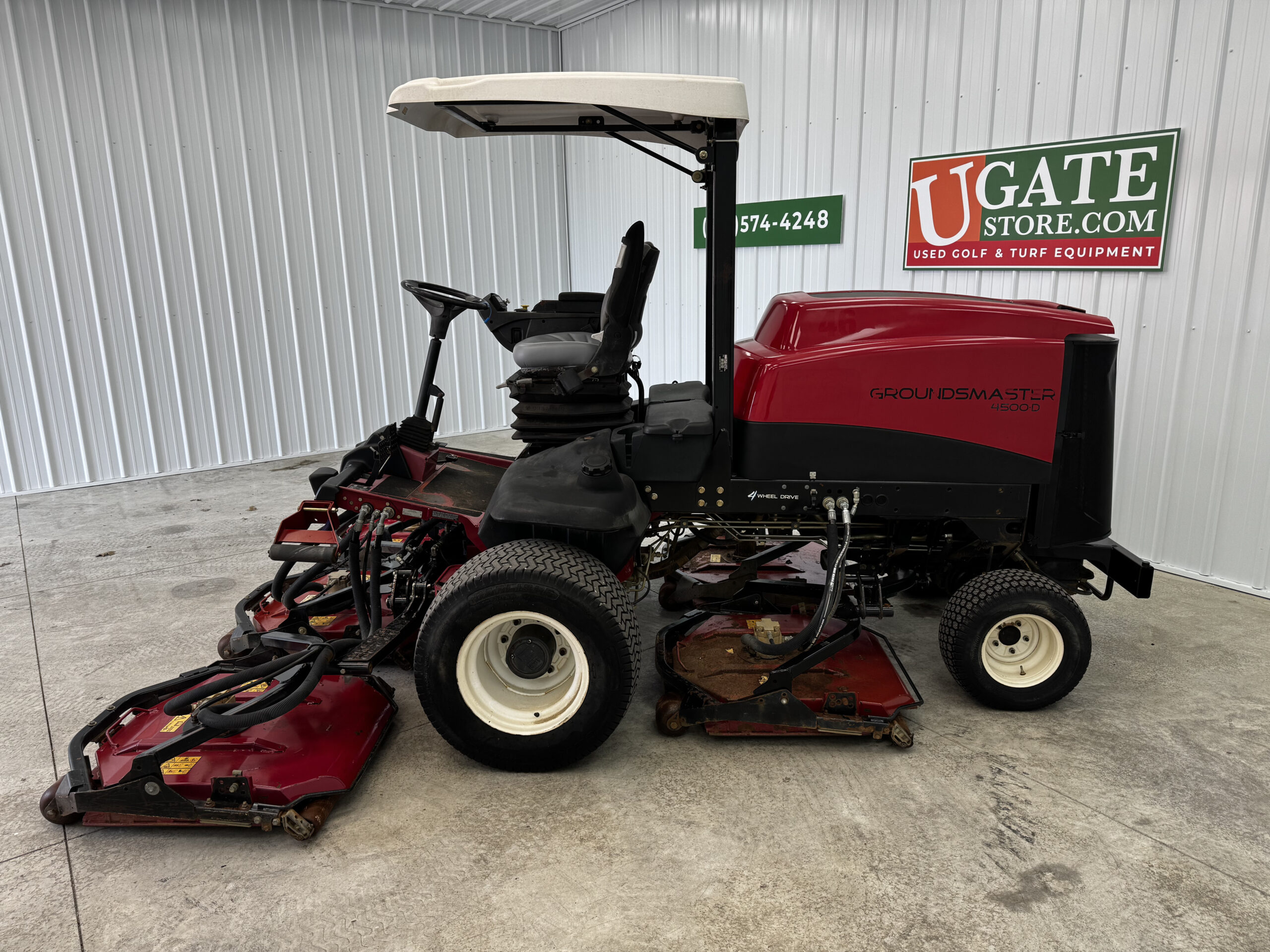 2014 Groundsmaster 4500 Diesel 4WD Contouring Mower - Toro - Image 4