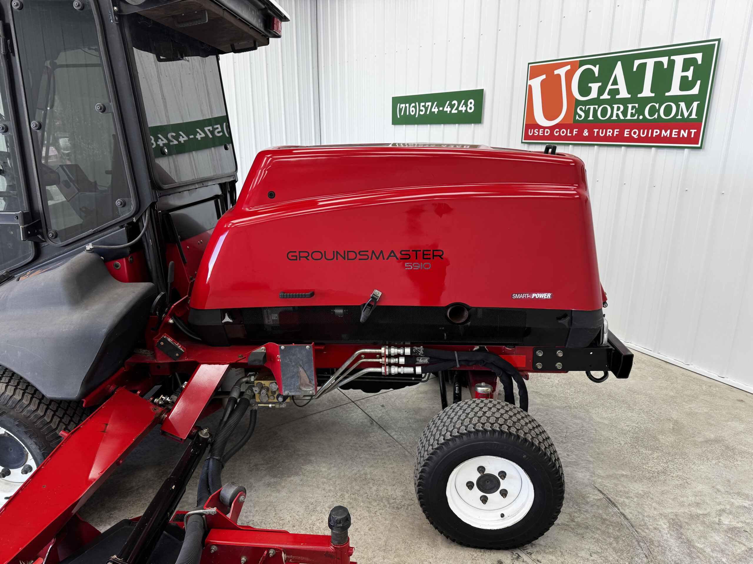 2018 Groundsmaster 5910 Diesel 4WD Climate Controlled Cab Wide Area Mower - Toro - Image 8